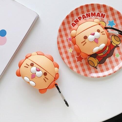 Funny 3D Cartoon Animals Earphone Wireless Charging Case For Airpods1 2 Cover For Airpods Pro Silicone Coque