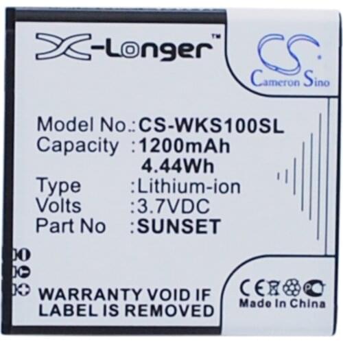 Cameron Sino Mobile SmartPhone Replacement Li-ion Battery 1200mAh For SUNSET BLU Sunset, Sunset 2, Su Free Tools