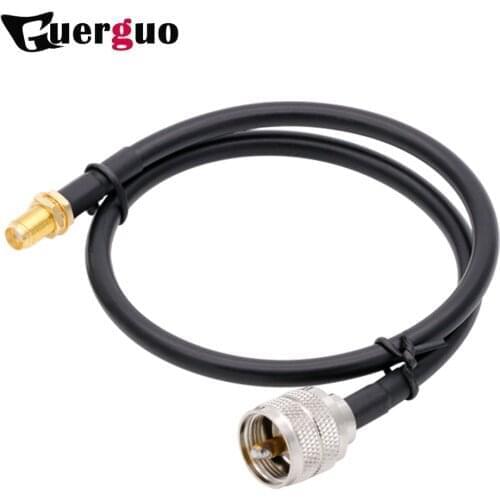 10PC 12" 30CM SMA Female To UHF Male Coaxial RF Connector with RG58 Cable for Antenna Intercon/WIFI/GSM/3G/GPS/4G Module