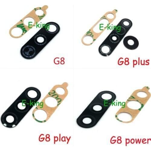 10PCS For Motorola Moto G8 G8 Plus Play Power Lite Rear Back Camera Glass Lens Cover with Ahesive Sticker Replacement Parts