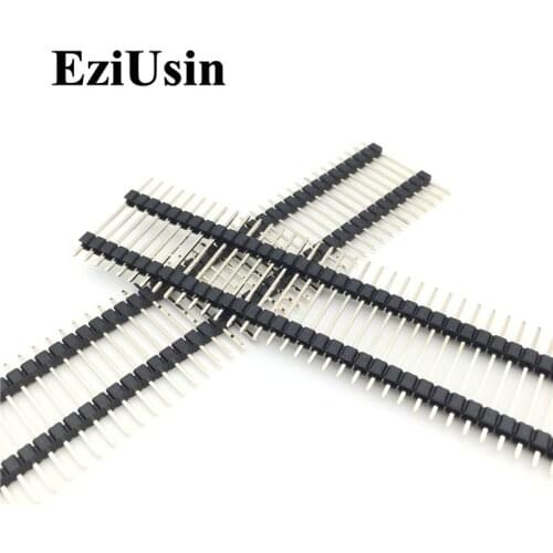 2.54mm Double plastic Single Row Male 40P PCB Board Pin Header Connector Pinheader 1*40p Long 25mm For Arduino