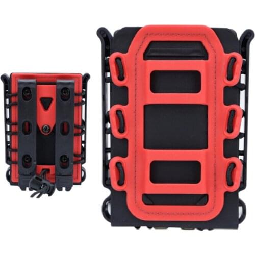 9mm Tactical Magazine Pouch Airsoft Hunting Shooting Rifle Holster Mag Pouch Soft Holder Shell Mag Carrier Bag With Belt Clip