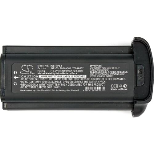 Cameron Sino 2000mAh Battery for CANON For EOS 1D, 1D Mark II, 1D Mark II N, 1DS, 1DS Mark II,7084A001, 7084A002, NP-E3