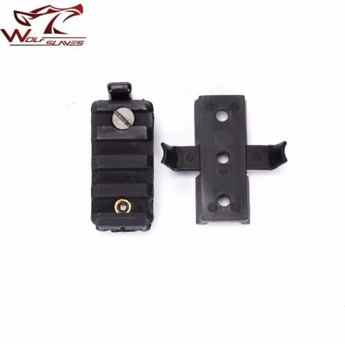 Helmet Accessories Rail Clamp Rack Rail Mount Light Weight Black Color Available
