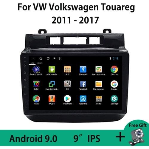 Android 9.0 IPS Auto Car Radio Multimedia Video DVD Player For Volkswagen VW Touareg FL NF 2011-2017 Carplay Rear View Camera BT