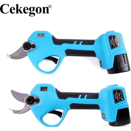Cekegon electric scissors for prune garden trimmer pruning shears battery pruning shears professional secateurs for the garden