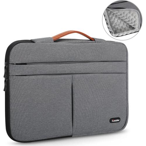 ICozzier 14 Inch Laptop Case Multiple Front Pockets Protective Storage Bag for 13.3-14" Notebook/Macbook Pro Retina Sleeve