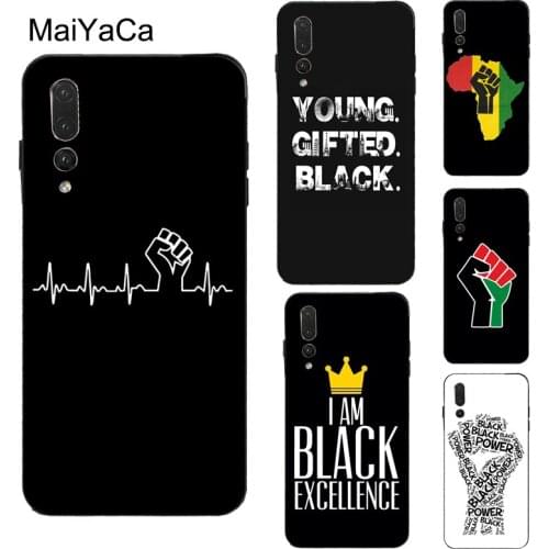MaiYaCa Black Power Fist Case For Huawei Honor 7A Pro 7C 8A 8C 8S 8X 9X 9 10 Lite 20 Pro 10i Y6 Y7 Y9 2019 Nova 5T