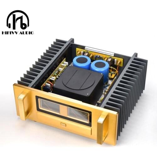 Pure class A high power amplifier of J1529 J200 with VU Level Head 2 channel 120W *2 4ohm 60W*2 8ohm