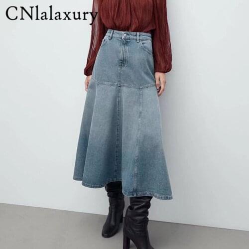 Cnlalaxury Denim Skirts For Women