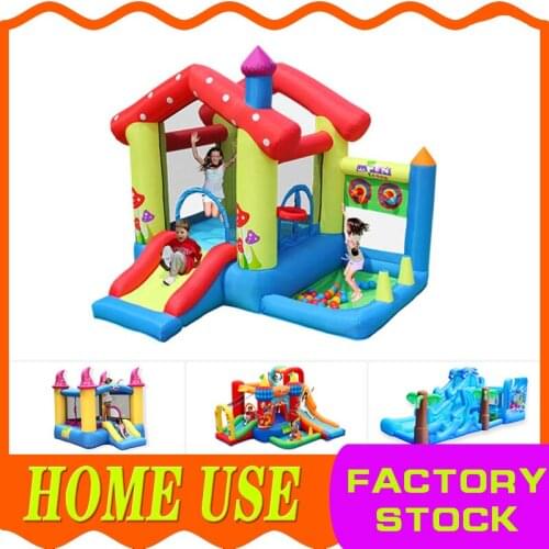 Children Princess Jumper Inflatable Slide Bouncy Castle Combo Bouncer With Pool Indoor and Outdoor
