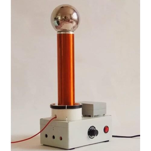 AC 110V-220V Tesla Coil Spark Gap Lightning Simulator High Frequency ALTERNATING Current Wireless Transmission