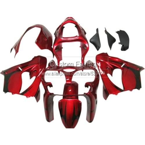 ABS plastic fairing kit for Kawasaki ZX9R Ninja zx 9r 2000 2001 00 / 01 wine red fairings CG38