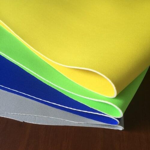 2.5MM thickness white SBR rubber Neoprene Fabrics material