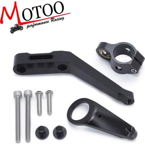 Motoo - For Honda CBR954RR 2002-2003 Motorcycles Adjustable Steering Stabilize Damper Bracket Mount Support Kit Accessories