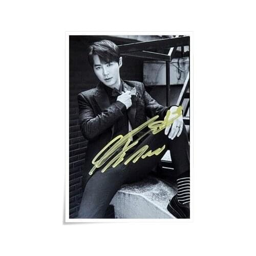 Shinhwa JUNJIN autographed signed photo UNCHANGING 4*6 inches authentic freeshipping 01.2017