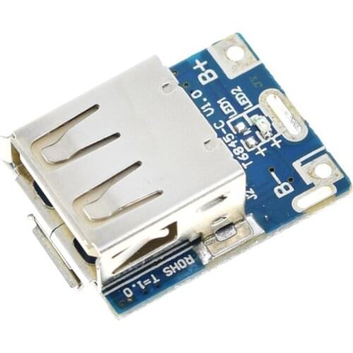 5V Boost Converter Step-Up Power Module Lithium Battery Charging Protection Board LED Display USB for DIY Charger