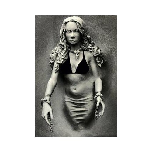 Resin model static figure bust