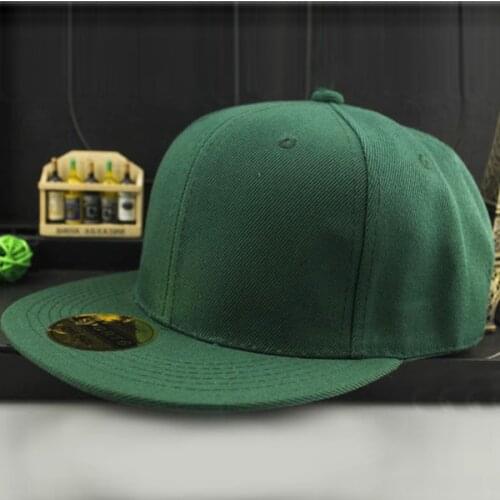 12 Colors Adjustable Men Women Baseball Cap Solid Hip Hop Snapback Flat Peaked Hat Visor