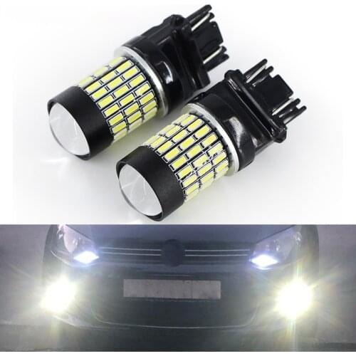 SAARMAT LED T25 3157 P27/5W 3057 3457 Bulbs Car Daytime Running Lights DRL for GMC Yukon XL 1500 2500 2007 Day Lamp (2 Pieces)