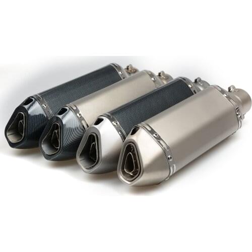 Universal 38-51 Motorcycle Exhaust Pipe Modified Muffler Pipe For SUZUKI Burgman 200 400 650 DRZ125 RM85 RMZ250 RMZ450 RMX250