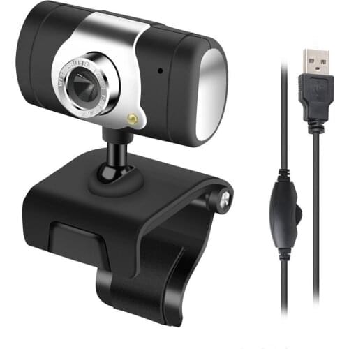 Yiwa HD HD Webcam 12 Megapixels USB2.0 Webcam Camera with MIC Clip-on for Computer PC Laptop r30