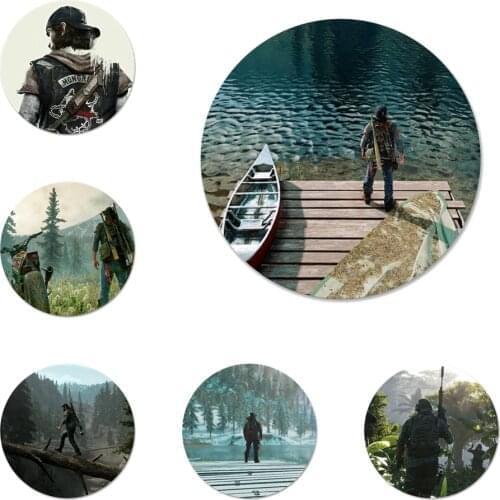 Days Gone Icons Pins Badge Decoration Brooches Metal Badges For Clothes Backpack Decoration 58mm