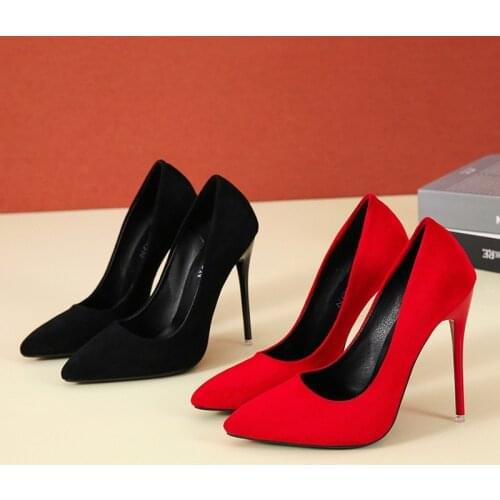 YJDAMEILI Suede Pumps
