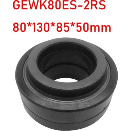 1PC GEWK80ES-2RSK/80*130*85*50 MM Spherical Bushing Plain Steel Bearing