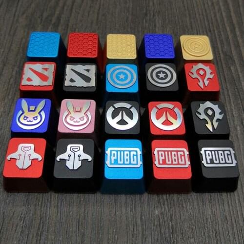 1pc Mechanical Keyboard Metal Keycap Personality Aluminium Alloy Key Cap R4 ESC Game Key