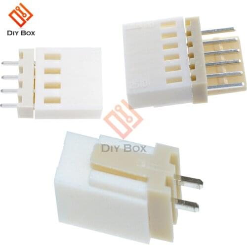 10PCS KF2510 2P KF2510-4P KF2510 6P 2.54mm Pitch Terminal Housing Header Connectors Adaptor DIY Kits 2Pin 4Pin 6Pin