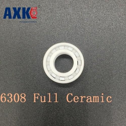 2019 Top Fashion Rodamientos Axk 6308 Full Ceramic Bearing ( 1 Pc ) 40*90*23 Mm Zro2 Material 6308ce All Zirconia Ball Bearings