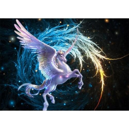 Diamond Embroidery Diy Diamond Painting Cross Stitch Kits Diamond Mosaic Unicorn Full Square Diamond Embroidery DS187