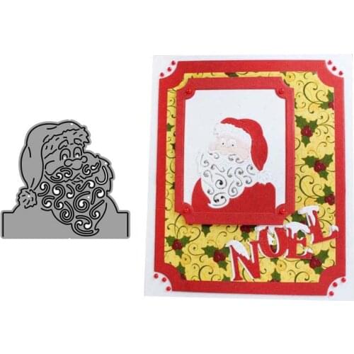 CH Santa Claus Metal Cutting Dies Embossing Scrapbooking Stencil Craft Cut Dies For DIY Card Crafts Handmade
