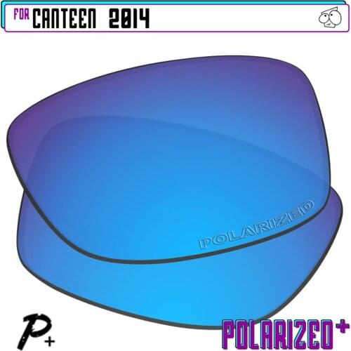 EZReplace Polarized Replacement Lenses for - Oakley Canteen 2014 Sunglasses - Blue P Plus