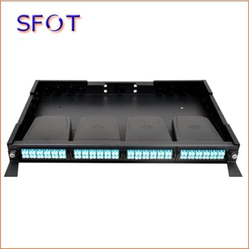 FTTX Optical Fiber MPO/MTP Terminal Box, 1RU, Cassette Patch Panel