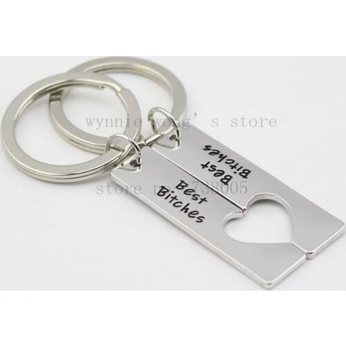 Best Bitches Keychains, Best Friend Keychains &necklace, Anniversary Gift, Girlfriends Keychains, Birthday Gift for Friend