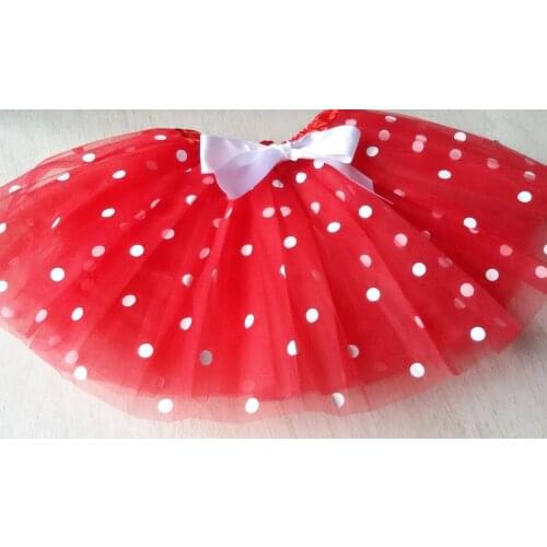 Halloween Tutu Red White &Black Tutu Skirt Baby Girls Dance Tutu Pettiskirt