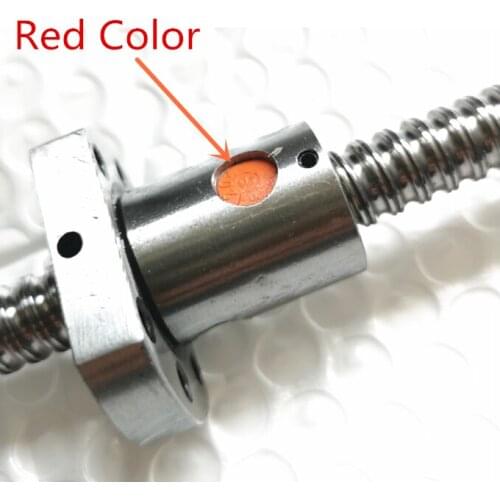 RED NUT for 12mm Ball screw SFU1204 400mm with 1 pc 1204 Red Ball nut CNC parts