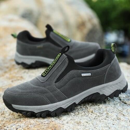 Men Loafers Shoes Leather Sneakers Male Breathable Casual Shoes Men Outdoor Non Slip Men Walking Driving Shoes Footwear