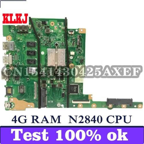 KLKJ E402MA E502MA Laptop Motherboard For ASUS E402MA E502MA E402M E502M E402 E502 Test Original Mainboard 4G RAM N2840