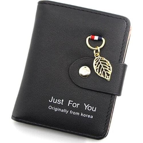Drop Shipping 1 PC Cute Women Wallet Leather Card Holder Mini Short Small Men Coin Purse Female Ladies Card Case Tarjetero