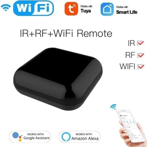 WiFi RF+IR Universal Remote Controller RF Appliances Voice Control Work With Alexa Google Home Tuya/Smart Life App Control