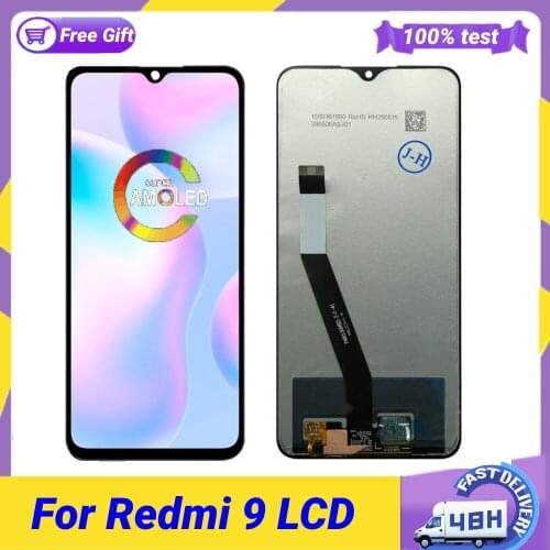 6.53" Original For Redmi 9 LCD Display Touch Screen Digitizer Assembly for Xiaomi Redmi 9 Repair Parts