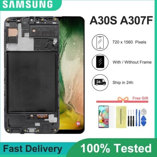 AMOLED For Samsung GALAXY A30S LCD Display with Touch Screen Digitizer Assembly A307/DS A307FN A307G A307GN A307YN LCD