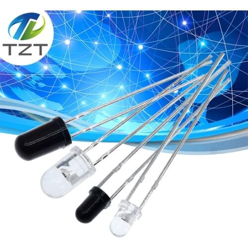 10pairs 3mm 5mm 940nm LEDs Infrared Emitter and IR Receiver Diode Diodes 301A for arduino