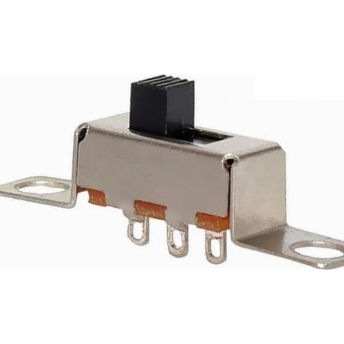 20PCS 1P2T 2 Position Vertical Slide Switch 3 Pin DC 50V 0.5A SS12F48