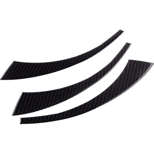 3Pcs/Set Inner Door Armrest Front Cover Trim Carbon Fiber Fit For BMW 3 Series E90 E92 2005 2006 2007 2008 2009 2010 2011 2012