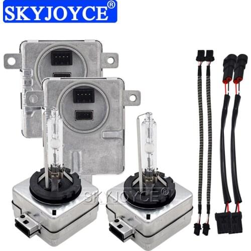 SKYJOYCE 1 Set Car Headlight Xenon D3S 6000K 35W HID Lamp Light 4300K 8000K Error Free Canbus Xenon D1S HID Ballast Kit For Audi