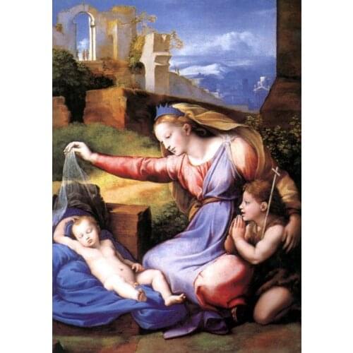 Free shipping wall art decoration picture classical figures Christ baby portrait oil painting canvas prints on canvas